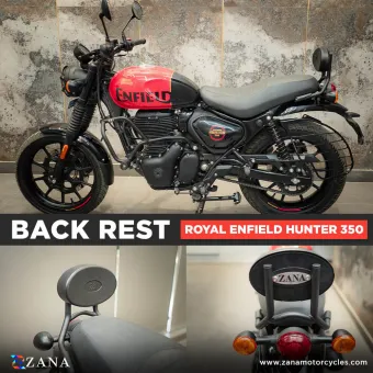 Back Rest Mild Steel For Royal Enfield Hunter 350