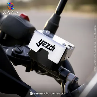 YEZDI ADVENTURE FRONT FLUID RESERVOIR COVER (ALUMINIUM)