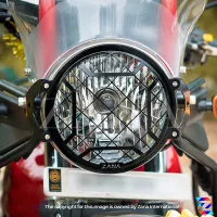 HEAD LIGHT GRILL SS TYPE-4 BLACK HIMALAYAN BS6 (2021)