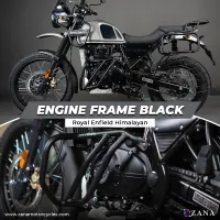 ENGINE FRAME TEXTURE MATT BLACK HIMALAYAN/ COMPATIBLE WITH SCRAM 411 BS6 (2021-22)