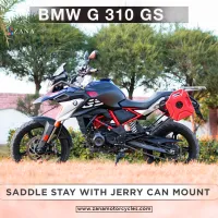 SADDLE STAY MS BLACK WITH JERRY CAN MOUNT BMW G 310GS