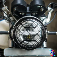 HEADLIGHT GRILL TYPE 2 SS  BLACK GT & INTERCEPTOR 650