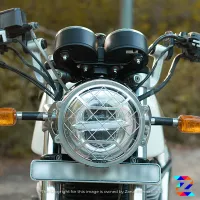 HEADLIGHT GRILL TYPE 2 SILVER GT & INTERCEPTOR 650