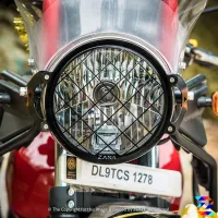 HEADLIGHT GRILL SS TYPE 0 BLACK HIMALAYAN BS6 2021