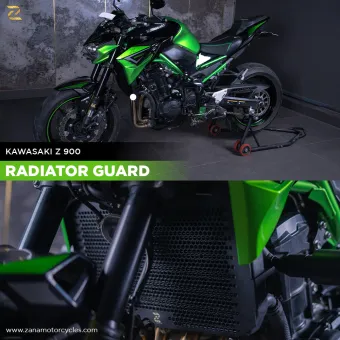 Raditor Guard  Honeycomb Black Texture For Kawasaki Z-900