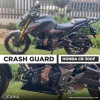 CRASH GUARD WITH SLIDER TEXTURE MATT BLACK HONDA CB300F