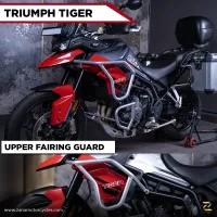 Upper Fairing  Guard ( Silver ) For Triumph Tiger 850