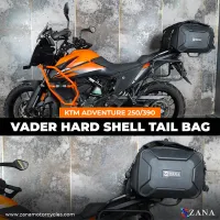 Hard shell tail bag for ktm