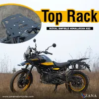 Top Rack Plate for Himalayan 452 (Black Mild Steel)