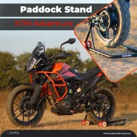 PADDOCK STAND KTM ADVENTURE 250/390 / 390 X (TEXTURE MATT BLACK)