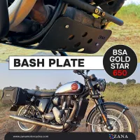 Bash Plate for BSA Goldstar 650 (Aluminum, Black)