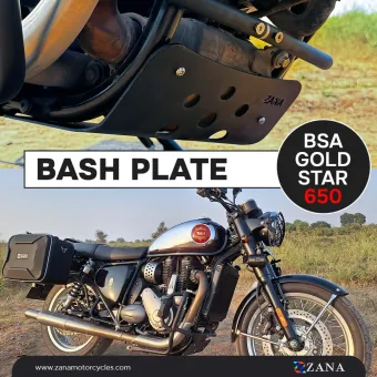 Bash Plate for BSA Goldstar 650 (Aluminum, Black)