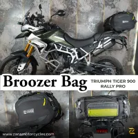 Broozer Tail Bag (50 Litre) with Free 2 Waterproof Storage Bag for Triumph Tiger 900 Rally Pro