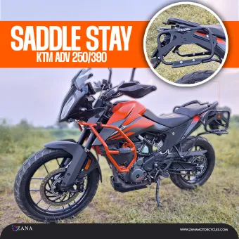 SADDLE STAY BLACK V-2 WITH JERRY CAN MOUNTING FOR KTM ADV 250 / 390 /390 X