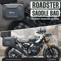 Roadstar Saddle Bag 30 litre Single (60 litre pair) Bag For TRIUMPH SCRAMBLER 400