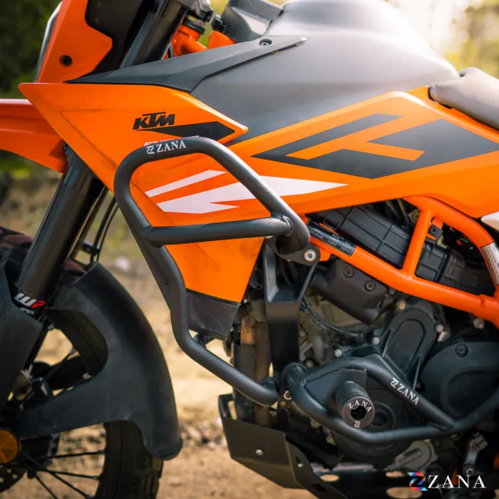Upper & Lower Crash Guard (Black) For KTM ADV 390 2025