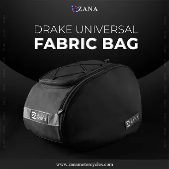 Drake Universal Fabric Saddle Bag 32 litre Single (64 litre pair) Bag For TVS Apache RTX 300