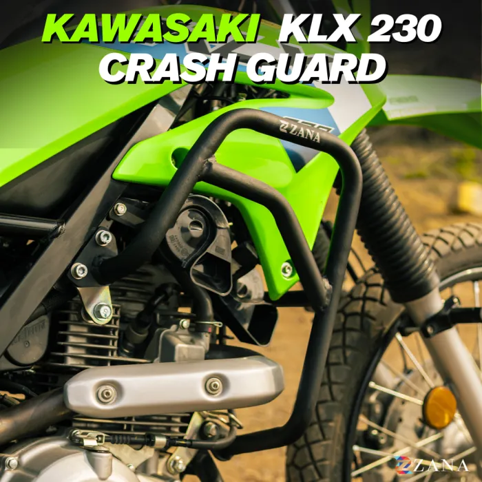 Crash Guard For Kawasaki KLX 230 ( Black )(Coming Soon Pre-Booking Open Now )