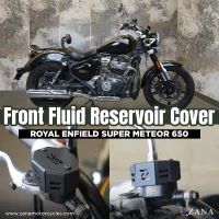 FRONT FLUID RESERVIOR COVER ALUMINUM  FOR  SUPER METEOR 650