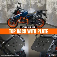 TOP RACK WITH MS PLATE  FOR KTM DUKE 390/250/200/390 GEN 3