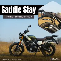 SADDLE STAY MILD STEEL WITH JERRY CAN MOUNT  FOR TRIUMPH SCRAMBLER 400