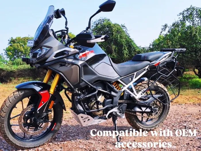 Upper & Lower Crash  Guard Combo  With Slider For TVS Apache RTX 300 (Coming Soon Pre-Booking Open Now )