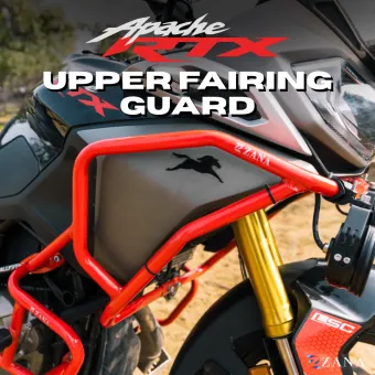 Upper Fairing Guard (Red ) For TVS Apache RTX 300 (Coming Soon Pre-Booking Open Now )