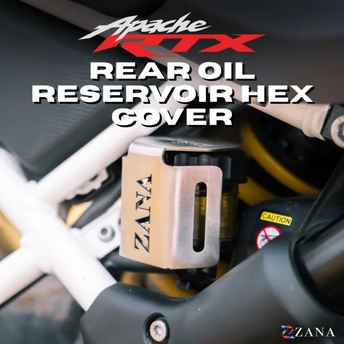 Rear Oil Reservoir Hex Cover For TVS Apache RTX 300 (Coming Soon Pre-Booking Open Now )