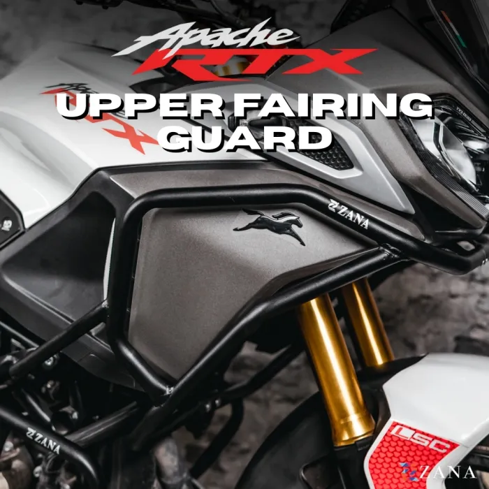 Upper Fairing Guard (Black ) For TVS Apache RTX 300 (Coming Soon Pre-Booking Open Now )