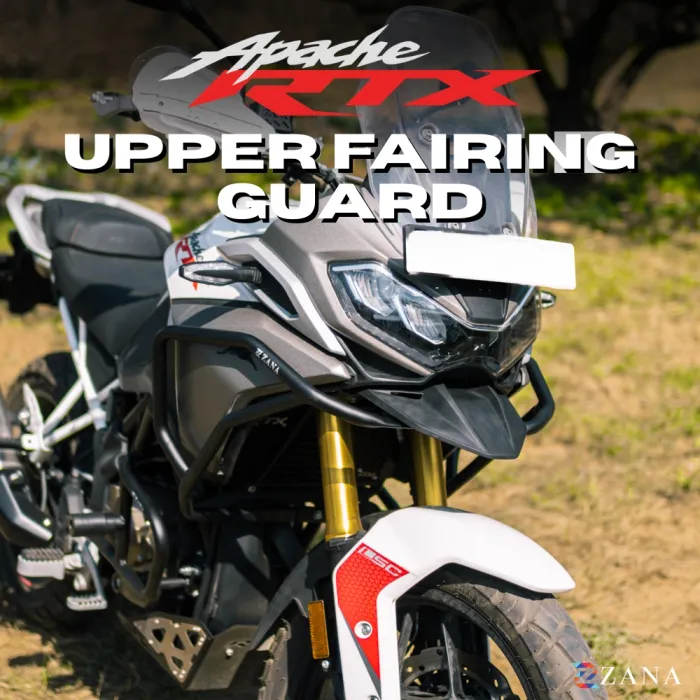 Upper Fairing Guard (Black ) For TVS Apache RTX 300 Beak Version  (Coming Soon Pre-Booking Open Now )