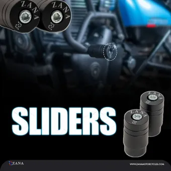 Sliders Pair For Crash Guard Guerrilla 450