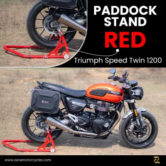 Universal Paddock Stand V-2 Red for Triumph Speed Twin 1200