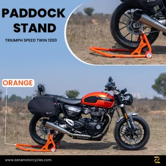 Universal Paddock Stand V-2 Orange for Triumph Speed Twin 1200