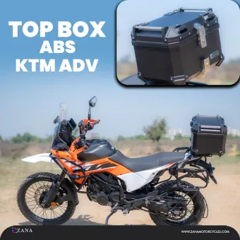 Top Box Plastic (58 Litre) L-Flat Black For KTM ADV 390 2025