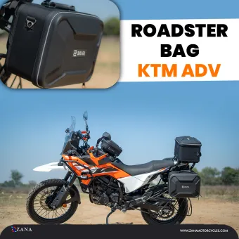 Roadster Saddle Bag (60 litres Pair Bag) 30 Litre Each For KTM ADV 390 2025