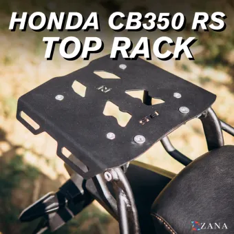 Top Rack With Plate V-2 For Honda CB350 RS (MS,Black) (Coming Soon Pre-Booking Open Now)