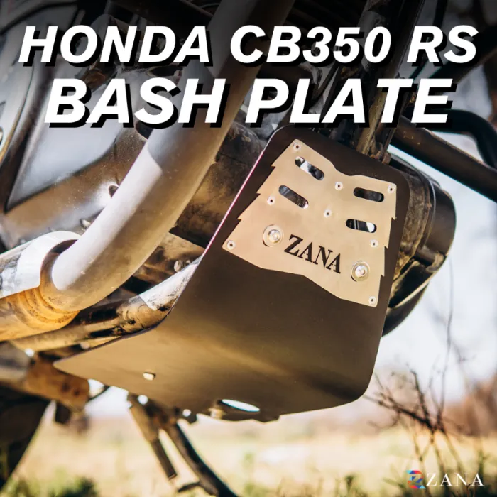 Bash Plate For Honda CB350 RS (Aluminum, Black )