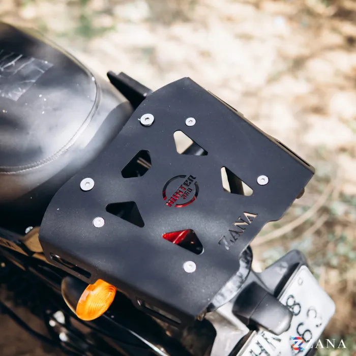 Top Rack With Plate V-2 For Hunter 350 (MS,Black) ( Coming Soon)