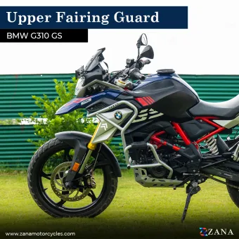 Upper fairing guard for BMW 310 GS (Silver , Stainless Steel)