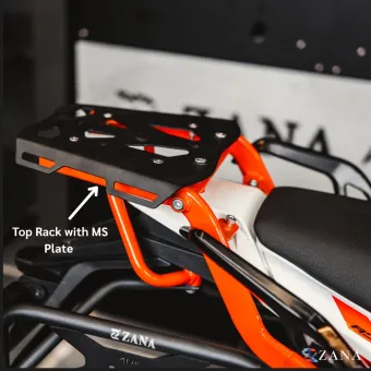 Top Rack with MS Plate Orange For KTM ADV 390 2025