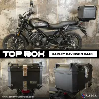 Top Box Plastic (45 Ltr) L-flat Black For Harley Davidson X440