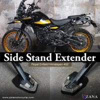 Side stand Extender Aluminum & Stainless-Steel For Himalayan 450