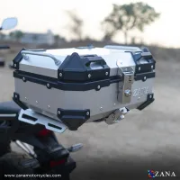 TOP BOX ALUMINIUM SILVER ( 22ltr ) FOR  HIMALAYAN 452