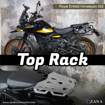 Top Rack plate Aluminium Silver  For Himalayan 450