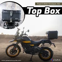 Top Box Plastic (58Ltr) L-flat Black For Himalayan 450