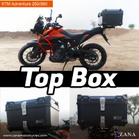 Top Box Plastic (58 Ltr) L-flat Black For KTM ADV 250/390 / 390 X