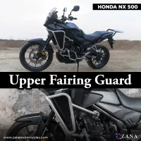 Upper Fairing Guard For Honda NX500 / 500X( Silver, Mild Steel)