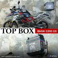 Top Box Aluminium (45 Ltr) L-flat Black For BMW 310 GS