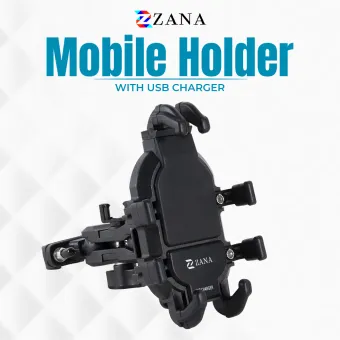 Universal Mobile Holder with USB Charger