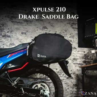 Drake Universal Fabric Saddle Bag 32 litre Single (64 litre pair) Bag For X-Pulse 210